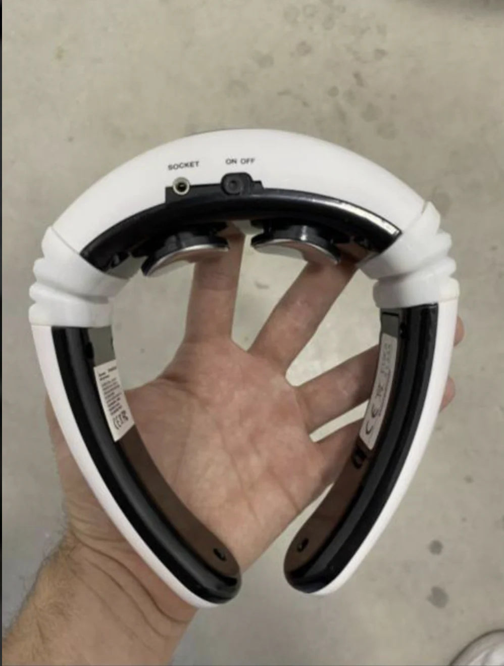 Massajador Elétrico Cervical com Estimulação Eletromagnética