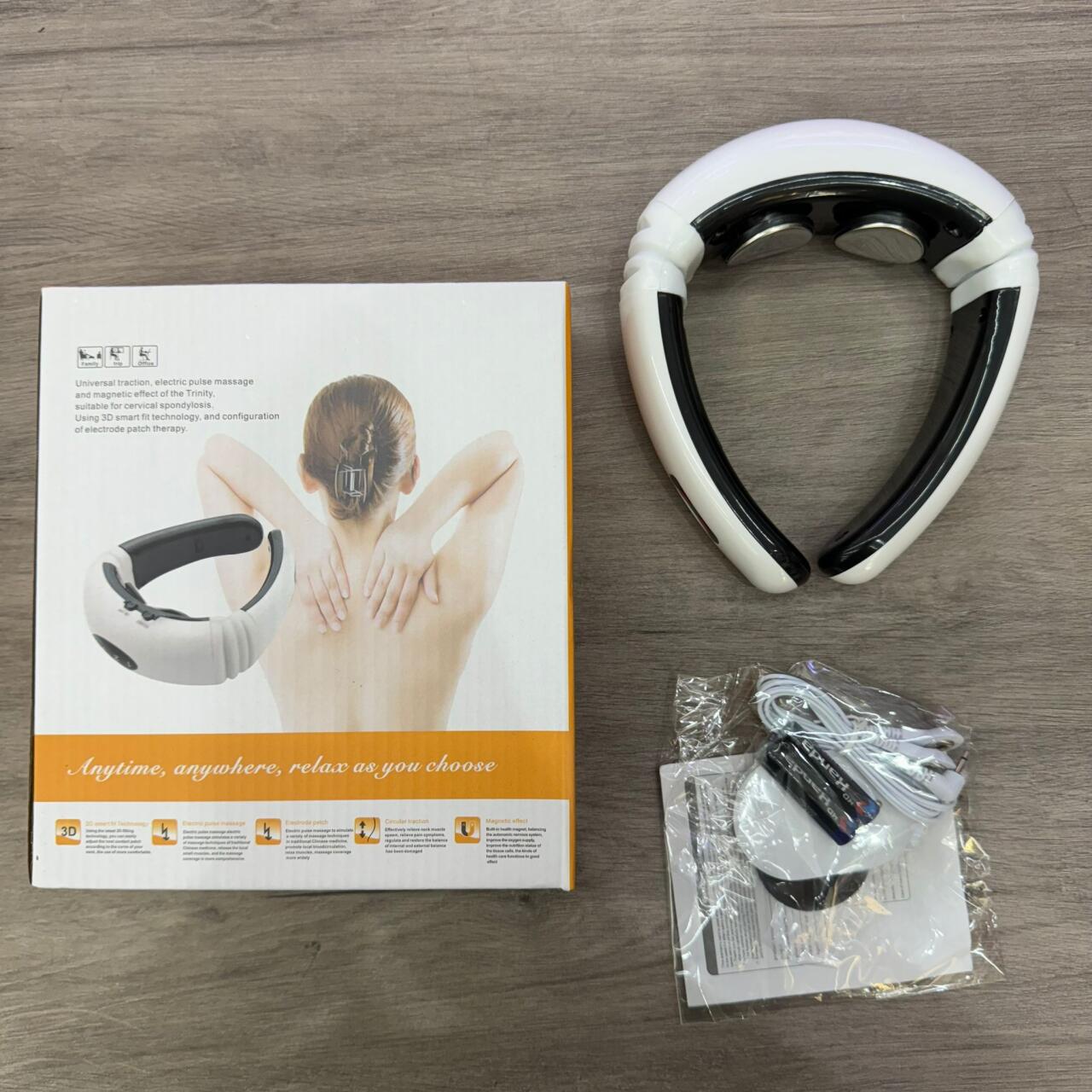Massajador Elétrico Cervical com Estimulação Eletromagnética