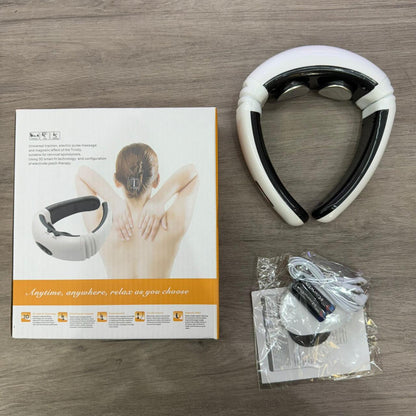 Massajador Elétrico Cervical com Estimulação Eletromagnética
