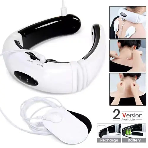 Massajador Elétrico Cervical com Estimulação Eletromagnética